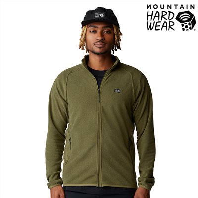 Mountain Hardwear 保暖刷毛立領外套 男款 搏擊綠 2104701 刷毛外套 保暖外套