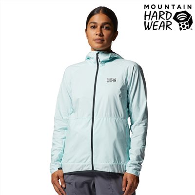 Mountain Hardwear 輕量透氣防風連帽外套 女款 薄冰藍 1985071 運動外套