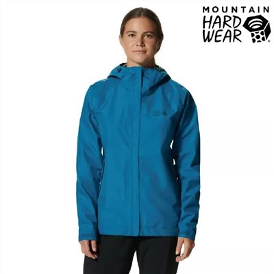 Mountain Hardwear GTX輕量防水連帽外套 女款 文森藍 1929901 防水外套