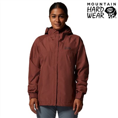 Mountain Hardwear GTX輕量防水連帽外套 女款 紅土 1929901 防水外套