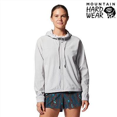 Mountain Hardwear 防曬透氣連帽外套 女款 冰灰 1982601 運動外套 防曬外套