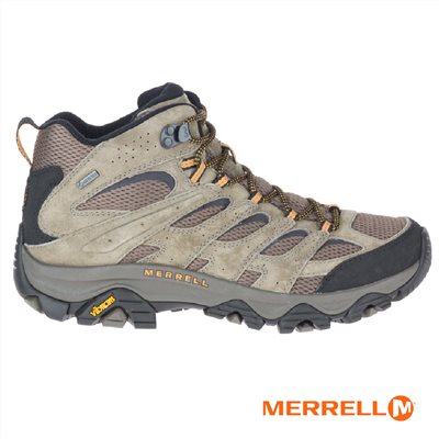 Merrell  MOAB 3 MID GTX 中筒防水登山鞋 ML035795W 寬楦 男 淺卡其 登山鞋