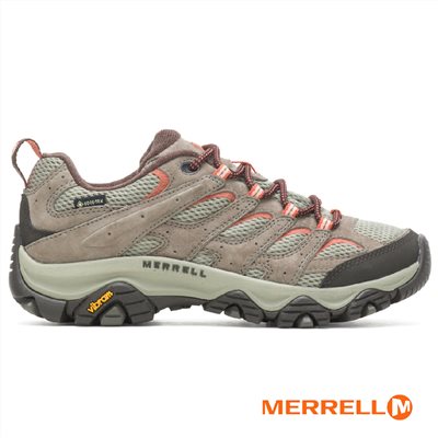 Merrell MOAB 3 GTX 低筒防水登山鞋 女款 ML500230 拿鐵棕 健行鞋 登山鞋