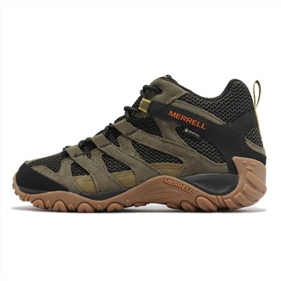 Merrell 中筒健行鞋 ALVERSTONE MID GORE-TEX 男 橄欖綠 ML135443 登山鞋