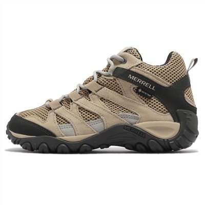 Merrell ALVERSTONE MID GORE-TEX 中筒健行鞋 女 奶茶棕 ML135208 登山鞋