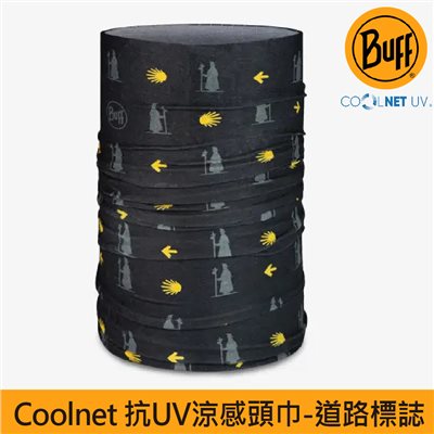 BUFF coolnet抗UV頭巾 道路標誌 134427-999 魔術頭巾 夏季吸濕排汗防曬頭巾