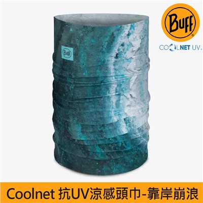 BUFF coolnet抗UV頭巾 靠岸崩浪 133881-707 魔術頭巾 夏季吸濕排汗防曬頭巾