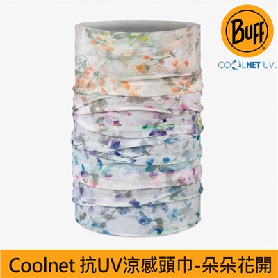 BUFF coolnet抗UV驅蟲頭巾 朵朵花開 131223-555 魔術頭巾 夏季吸濕排汗防曬頭巾