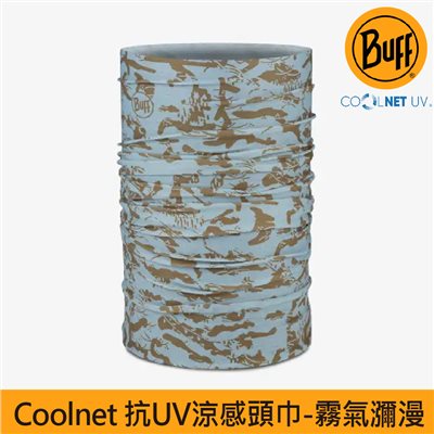 BUFF coolnet抗UV驅蟲頭巾 霧氣瀰漫 133661-904 魔術頭巾 夏季吸濕排汗防曬頭巾