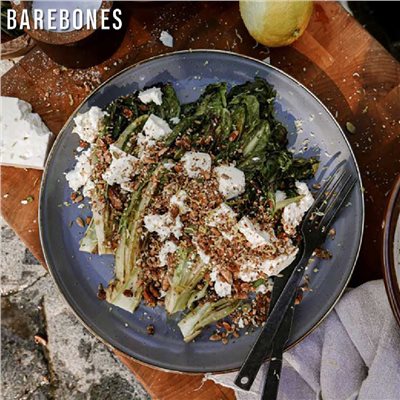 BAREBONES Enamel Salad Plate 琺瑯沙拉盤組 一組兩入 CKW-374 石灰色 21cm 餐盤 露營 野炊