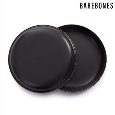 BAREBONES Enamel Salad Plate 琺瑯沙拉盤組 一組兩入 CKW-342 炭灰 21cm 餐盤 露營 野炊
