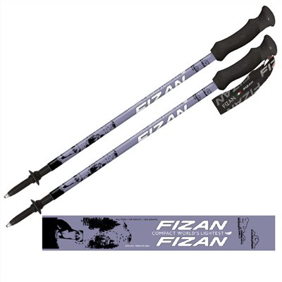 義大利 FIZAN 超輕三節式健行登山杖 雪山紫 輕量鋁合金 登山 爬山