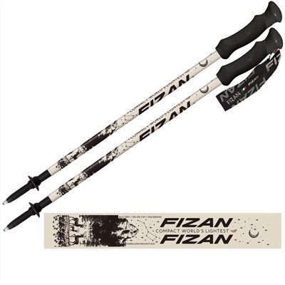 義大利 FIZAN 超輕三節式健行登山杖 大壩棕 輕量鋁合金 登山 爬山