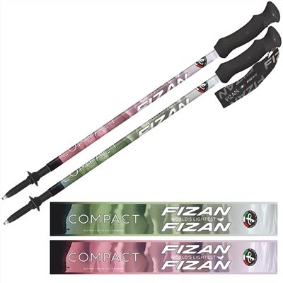義大利 FIZAN 超輕三節式健行登山杖 雙色雲海 輕量鋁合金 登山 爬山