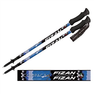 義大利 FIZAN 超輕三節式健行登山杖 台灣藍鵲 輕量鋁合金 登山 爬山