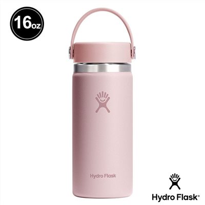 Hydro Flask 16oz/473ml 寬口提環保溫瓶 櫻花粉 保冷 保溫瓶 水壺 登山 露營