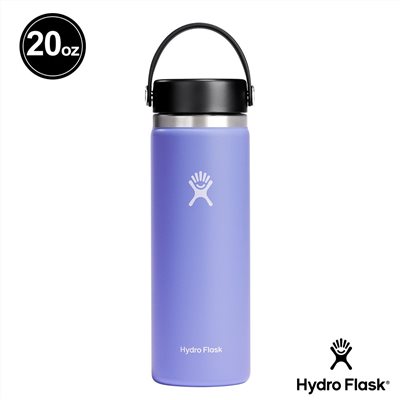 Hydro Flask 20oz/592ml 寬口提環保溫瓶 紫藤花 保冷 保溫瓶 水壺 登山 露營