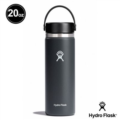 Hydro Flask 20oz/592ml 寬口提環保溫瓶 石板灰 保冷 保溫瓶 水壺 登山 露營