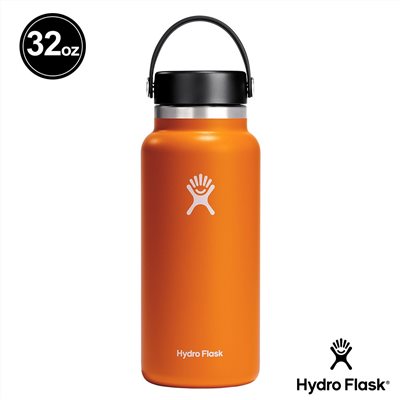 Hydro Flask 32oz/946ml 寬口提環保溫瓶 紅土棕 保冷 保溫瓶 水壺 登山 露營