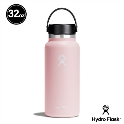 Hydro Flask 32oz/946ml 寬口提環保溫瓶 櫻花粉 保冷 保溫瓶 水壺 登山 露營