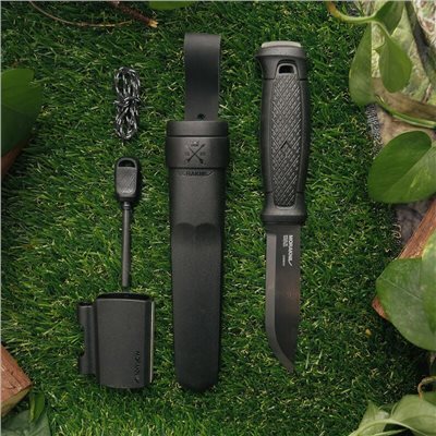 MORAKNIV Garberg 全龍骨厚刃不鏽鋼直刀&求生配件 13914 登山刀 露營刀 瑞典製