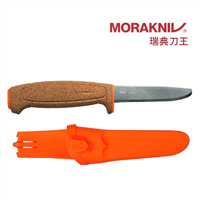 MORAKNIV 浮水刀鋸齒刀 亮橘 13131 浮水刀 鋸齒刀 露營刀 登山刀 瑞典製