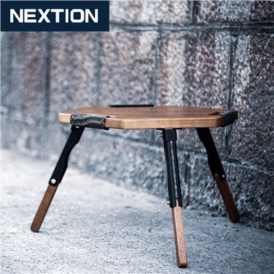 NEXTION 六角小桌 立春 露營桌 桌子 北美梣木 兩段式高度 免組裝