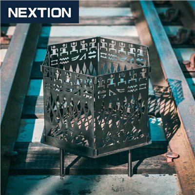 NEXTION 焚火台 炎夜 收納小 重量輕 露營 野炊