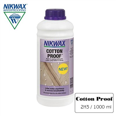 NIKWAX 棉質撥水劑2H3 1L 適用棉織品 非防水布料保養 科技棉帳篷 天幕保養