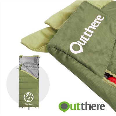 Outthere 好野 好窩睡袋 綠 AS00105 100%科技棉 四季睡袋 10°C最低5°C極限-8°C