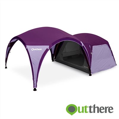 Outthere 好野 一房一廳 豪華卓越版組合 紫粉 馬卡龍六人帳+廣場活動帳