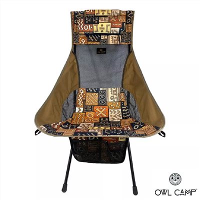 OWL CAMP LF-20L3 羅馬圖騰高背椅 露營椅 高背椅 椅子