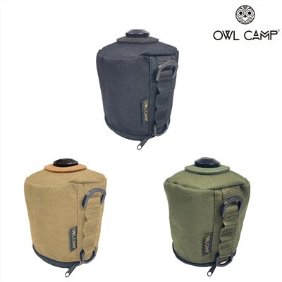 OWL CAMP 高山瓦斯套 大 黑/沙/軍綠 露營 野營 風格 戶外 高山瓦斯 保護套
