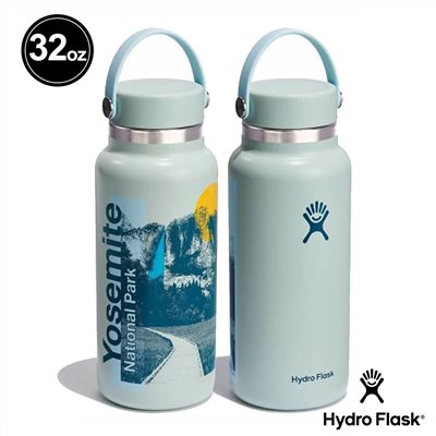 Hydro Flask 32oz/946ml 寬口提環保溫瓶 優勝美地國家公園 保冷 保溫瓶 水壺 登山 露營