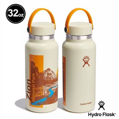 Hydro Flask 32oz/946ml 寬口提環保溫瓶 錫安國家公園 保冷 保溫瓶 水壺 登山 露營