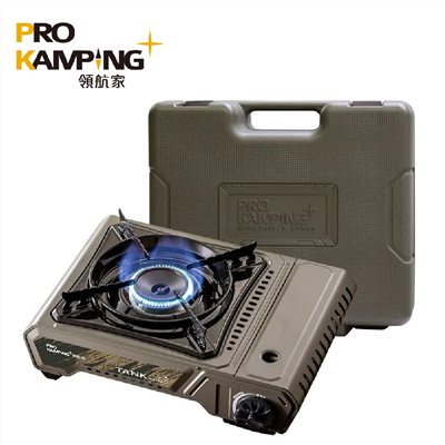 Pro Kamping 領航家 新款 4.1kW 軍風版tank爐 卡式爐 瓦斯爐 露營 防風