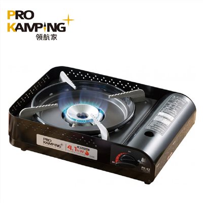 Pro Kamping 領航家 日本製 高功率瓦斯爐4.1kW- 黑森爐 卡式瓦斯爐 露營