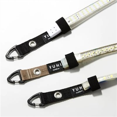 YUHI 多功能燈條綁帶 2入/4入 黑/卡其 燈條 綁帶 固定 露營