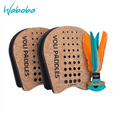 瑞典 WABOBA Voli Racket Set 毽子玩具組合包 戶外 陸上 玩具 露營 雙人拍擊遊戲