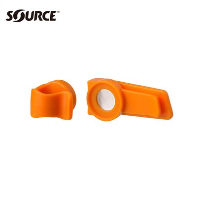 SOURCE Magnetic Clip 軟管固定夾扣 橘色 露營 登山 吸管 固定扣 摺疊水袋 固定夾