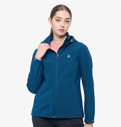 wildland 荒野 女 彈性防風超潑輕量機能外套 W2901 孔雀藍134 防潑水 外套 登山 露營