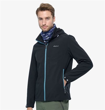 wildland 荒野 彈性防風超潑輕量機能外套 W2902 黑色54 防潑水 外套 登山 露營