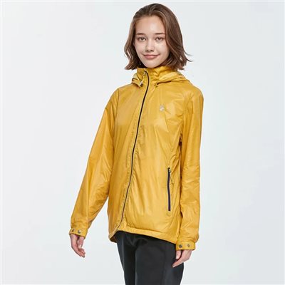【特價出清】wildland 荒野 女 15D天鵝絨防風保暖外套 0A82919 藤黃色124 防潑水 外套 登山 露營