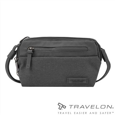 Travelon 美國 METRO手持肩背兩用包 TL-43416 灰色 隨身斜背包 防盜包 休閒旅遊