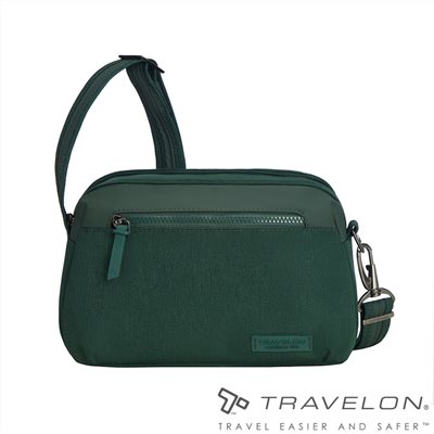 Travelon 美國 METRO城市斜背包 TL-43592 綠色 隨身斜背包 防盜包