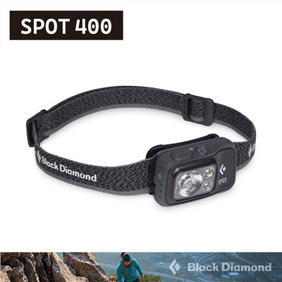 Black Diamond Spot 400 頭燈 620672 墨灰 登山 露營 釣魚 照明