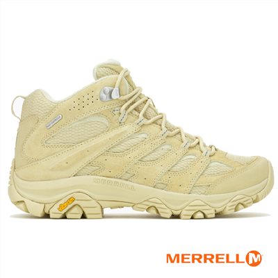 MERRELL MOAB 3 MID WATERPROOF 女 中筒防水登山健行鞋 ML038332 鵝黃 健走鞋