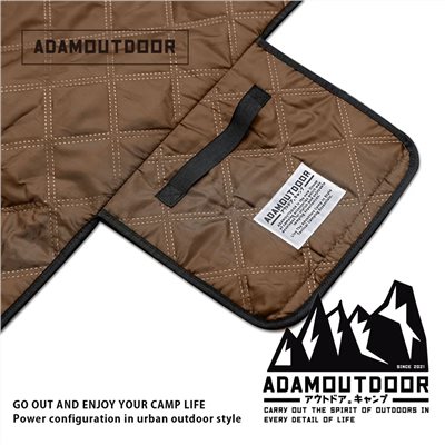 ADAMOUTDOOR｜防水經典隨身野餐墊 沙色 200X200 地墊 露營 野餐