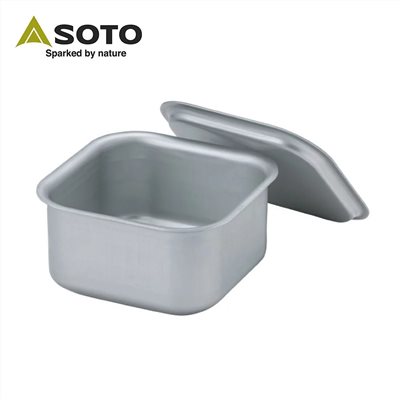 SOTO 極簡方型露營鍋 ST-3108 厚鋁煮飯神器 露營 登山