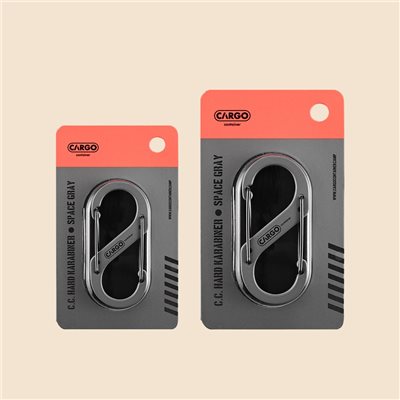 CARGO S型登山扣 M/L 灰色 登山扣 鑰匙圈 背包扣
